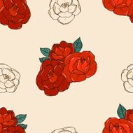 Seamless pattern with roses N60