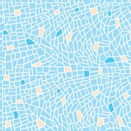 Mosaic background in light blue tones
