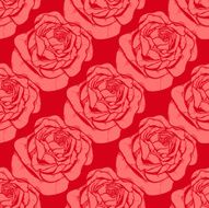 Seamless pattern with roses N61