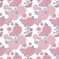 Seamless texture with asters N17