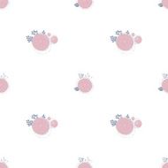 Seamless texture with asters N18