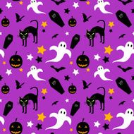 Halloween spooky pattern