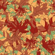Bright Foliage Seamless Pattern N2