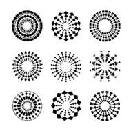 Circle tribal ornament