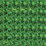 Green plants pattern Seamless vector