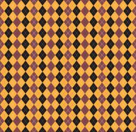 Seamless pattern Of Vintage Happy Halloween Tartan Texture N10