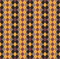 Seamless pattern Of Vintage Happy Halloween Tartan Texture N11