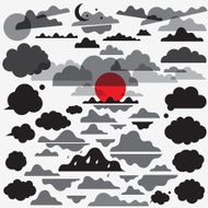 clouds vector