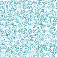 hand drawn watercolor flowers seamless pattern N8