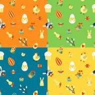 Easter Seamless Pattern N18