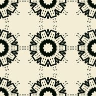 Seamless tile for oriental style wallpaper