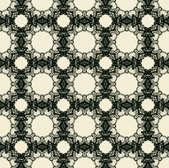 Seamless Print with circles of different diameter