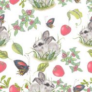 Watercolor pattern N27