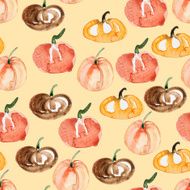 Pumpkin seamless pattern N3