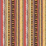 Seamless pattern Vintage Happy Halloween Flat style N3
