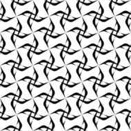 Black and white seamless pattern modern stylish N24