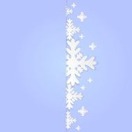 3D paper snowflakes