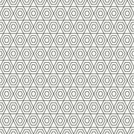 Geometric line hipster seamless pattern with hexagon Wrapping paper N2