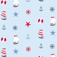 Seamless pattern in marine style N15