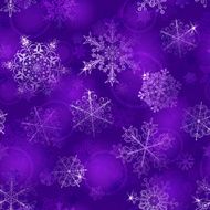 Seamless pattern of snowflakes N14