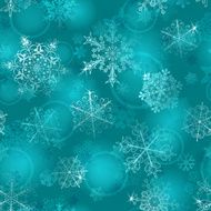 Seamless pattern of snowflakes N15