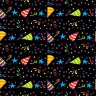 party seamless pattern N2