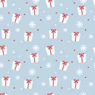 Seamless Christmas pattern Scrapbook New Year theme Vector illustration N4