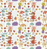 Joyful autumn pattern N2
