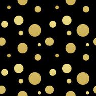 Classic dotted seamless gold glitter pattern N2