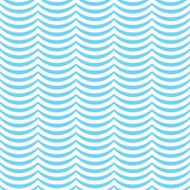 Teal and White Wavy Stripes Tile Pattern Repeat Background