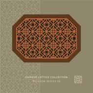 Chinese window tracery polygon frame 83 square diamond