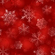Seamless pattern of snowflakes N16