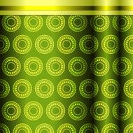 Seamless pattern in green tones