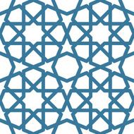 Seamless geometric tiling pattern N10