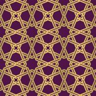 Seamless geometric tiling pattern N11