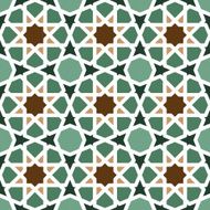 Seamless geometric tiling pattern N15