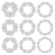 Set of circular patterns