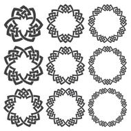 Set of circular patterns N2
