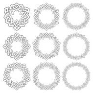 Set of circular patterns N3
