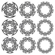 Set of circular patterns N6