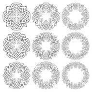 Set of circular patterns N11