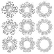 Set of circular patterns N12