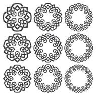 Set of circular patterns N13
