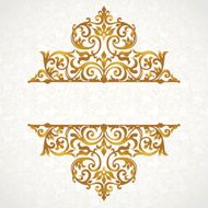 Vector lace pattern in Victorian style N3