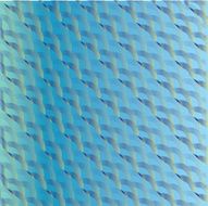 Pattern of ornament semicircle on blue background N2