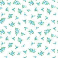 cute watercolor flowers seamless textile pattern