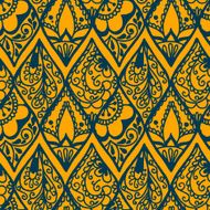 Seamless with vintage floral pattern N44