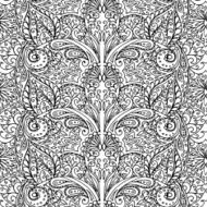 Seamless with vintage floral pattern N55
