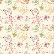 fall leaves pattern