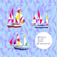 Background with ships